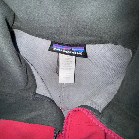 Patagonia‎ Women's Small Adze Jacket Windproof Softshell Fleece Lined Pink - Picture 3 of 11